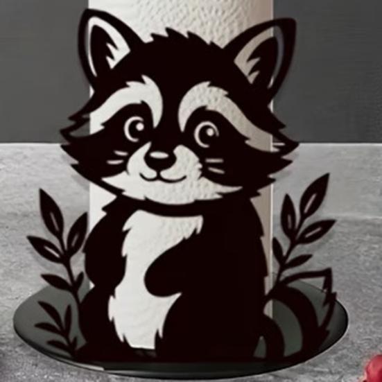 Paper Towel Holder with Cute Pattern Design Kitchen Paper Roll Stand