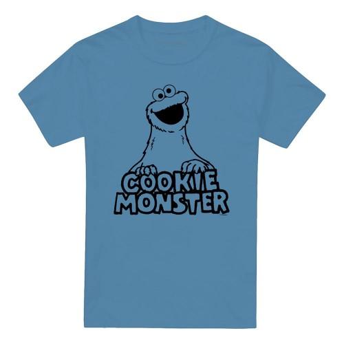 Sesame Street Unisex Adult Cookie Monster Vintage T-Shirt