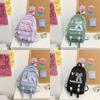 Cute Bow Checkered Decoration For Student Leisure Backpacks For Use Daily
