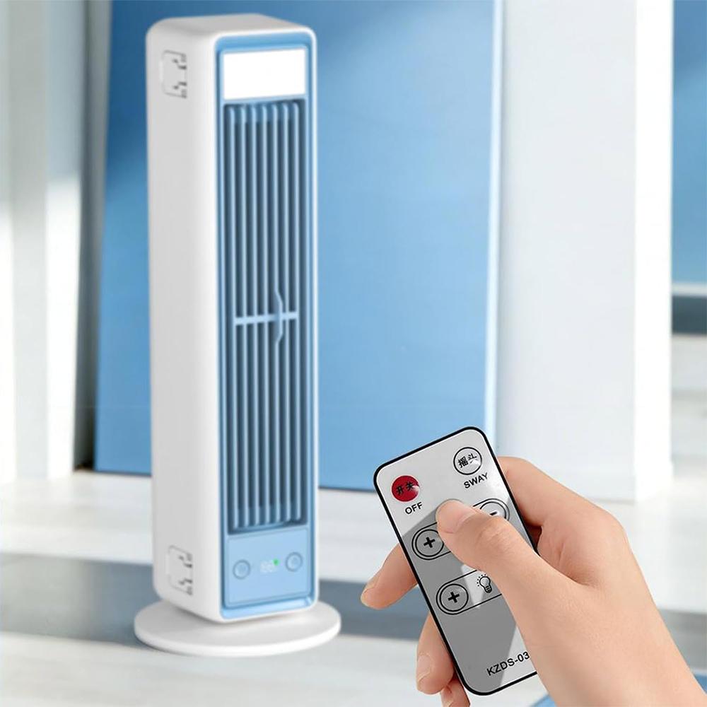 Ventilatore a Torre Multidimensionale Silenzioso Portatile Condizionatore d'Aria Ufficio Casa Raffrescatore d'Aria Vento Forte Raffreddamento Ventilatore d'Aria Senza Pale
