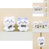 Adorable Plush Bunny Keychain Soft Stuffed Animal Toy With Pp Cotton Filling