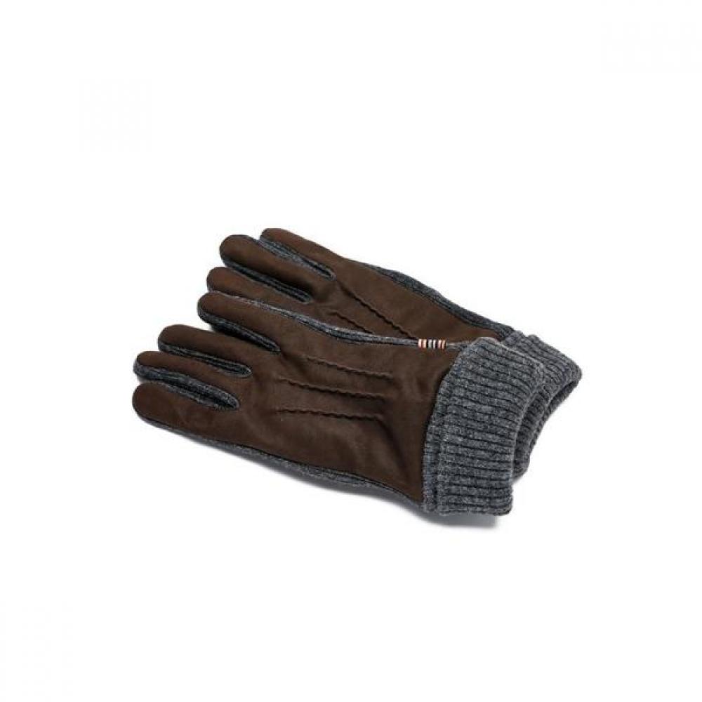 DakS Brown Goat Leather Suede Men S gloveS Dcgv9f172