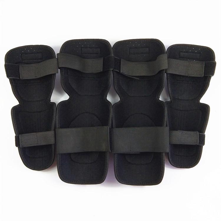 Baishengxin SX033 Off-Road Motorcycle Knee & Elbow Pads Set - Breathable, Anti-Fall, Protective Gear.