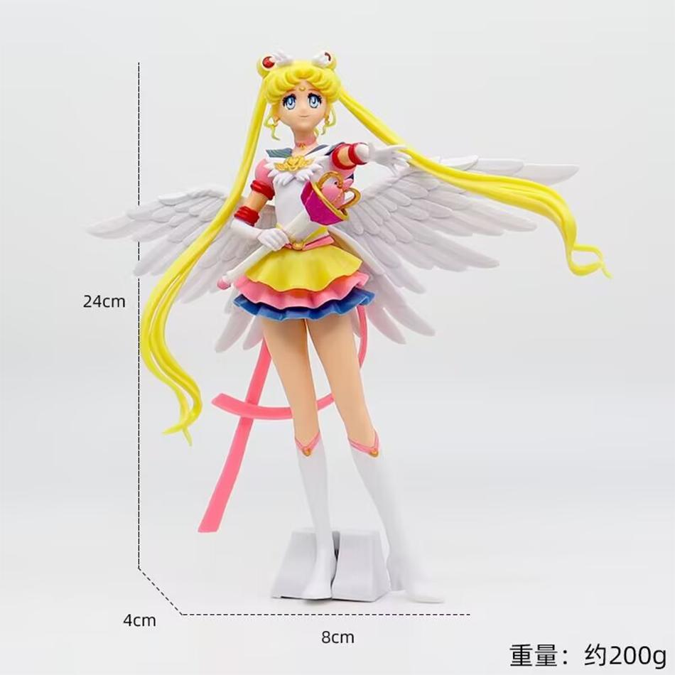 

Moon Sailor Figure Anime Cartoon Jupiter Makoto Venus Minako Tsukino Rabbit Doll Toy Little Princess Cake Decoration Ornaments