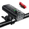 USB Rechargeable Bicycle Light Large Capacity 6 Powerful 1000 Lumens High Brightness Bicycle Headlight with Automatic 5 Dimming LCD Battery Level IPX6