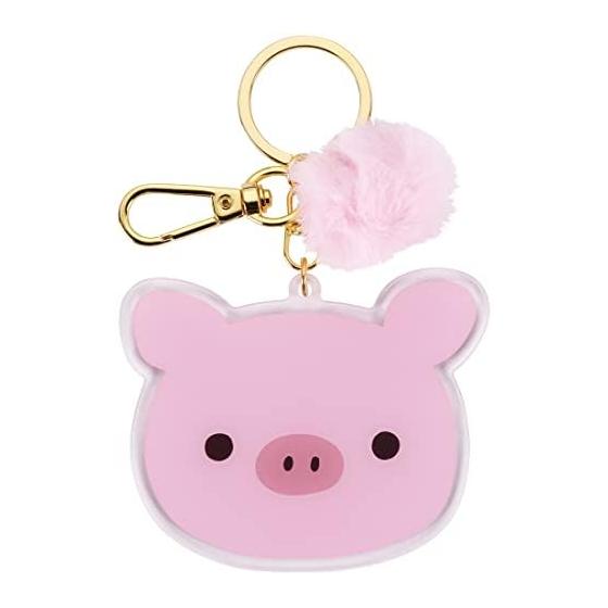 Skater Acrylic Keychain Pompon s Pig ZACK1-A