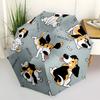 1 Stück Hunde Knochen Automatisches Öffnen/Schließen Regenschirm, Winddicht, Faltbarer Kompakter Regenschirm mit Leichtem Design für Damen/Herren161