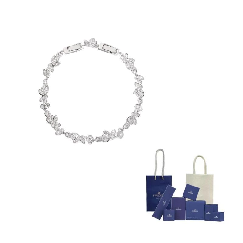 Swarovski Diapason Metal Bracelets Womens F-Original Brand Box And Bag