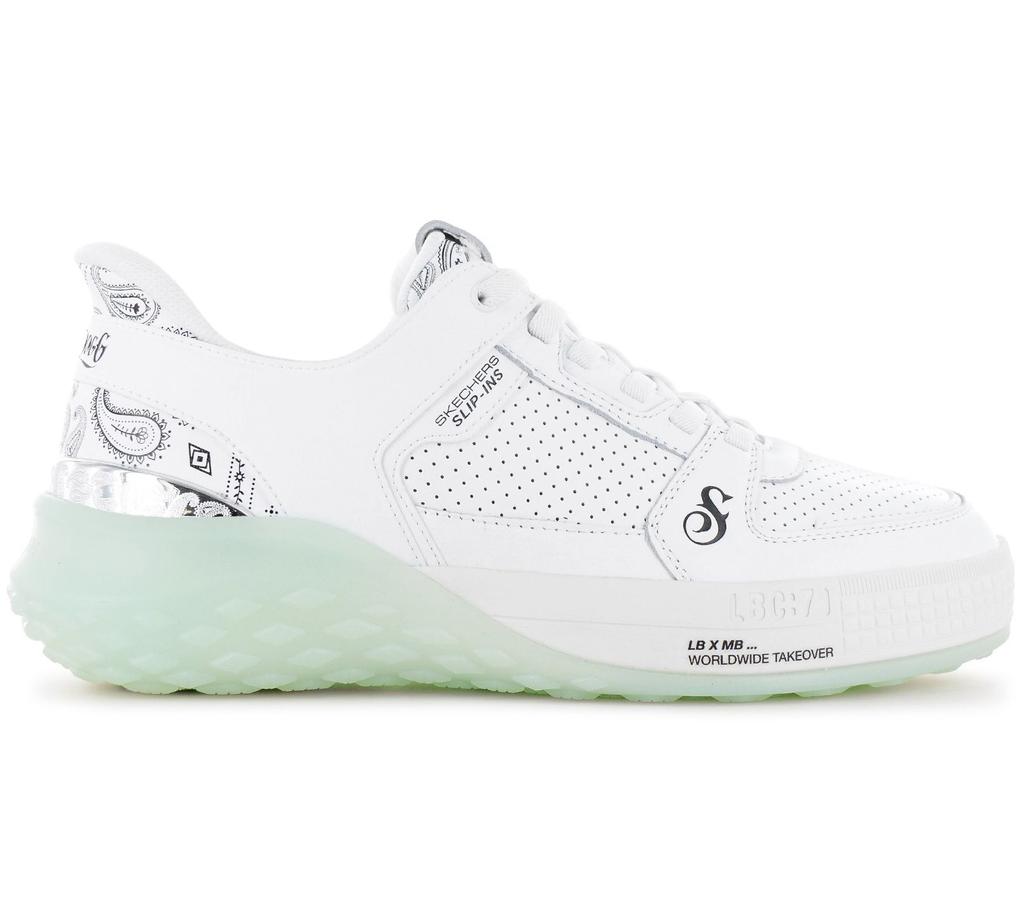 Skechers X Snoop Dogg - Sizzle Slip-ins - Erkek Spor Ayakkabıları Ayakkabı Beyaz 251170-WHT ORİJİNAL