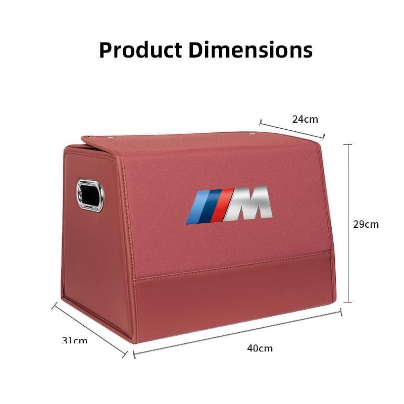 SNLL4 For BMW 3 5 Series E87 F30 X1 X3 X5,M2 M3 M 4 M5 Car Trunk Storage Box Large-Capacity Foldable Stowing Tidying Bag Accessories