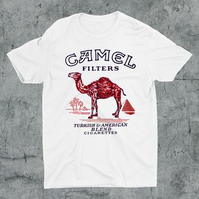 New Classic Camel Cigarettes White All Size T-Shirt FA490 Unisex T-Shirt - Men's Summer Cotton Graphic Tee