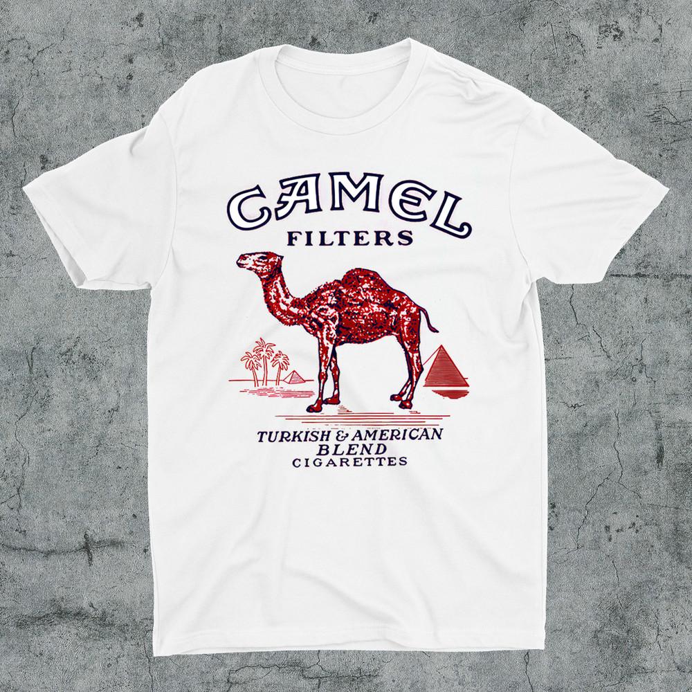 Новая Классическая Белая Футболка Camel Cigarettes Все Размеры FA490 Унисекс Футболка XXL