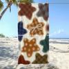 Cute Fuzzy Star Print Beach Towel Patterned Sunscreen And Windproof Suitable For Swimming Pool Camping Travel