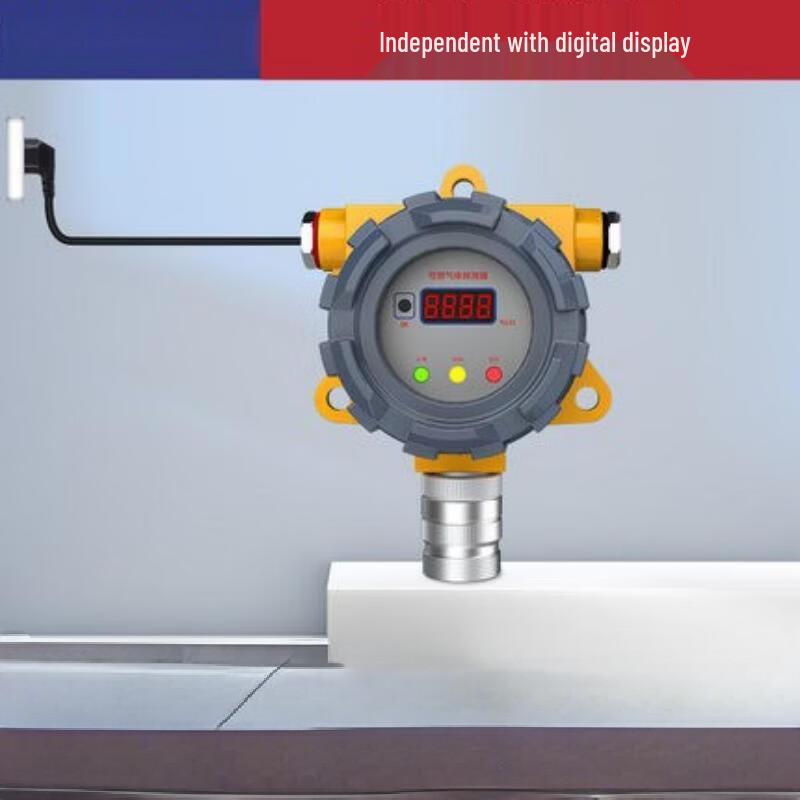 Lieve Industrial Gas Alarm with Auto Shut-off Valve