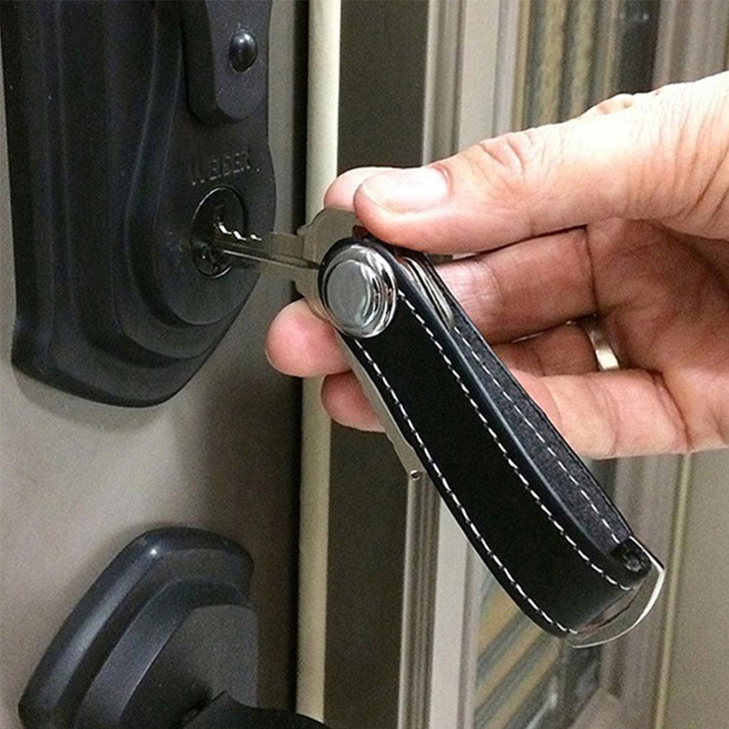 Key Bag Unisex Compact Structure Holder Keys Organizer Storage Bags Ple Design Father's Day Gift Multifunctional Keyholder