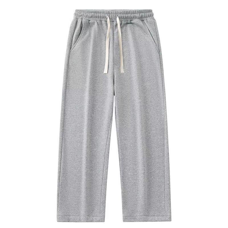 Trendhosen Herren Chinesische Baumwollmischung Locker Große Größen Freizeit Frühling und Herbst Gerade Hosen Jogginghosen