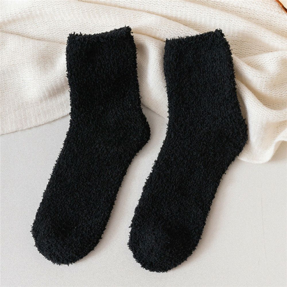 Men Women Fashion Breathable Soft Thick Bed Floor Sleep Socks Coral Velvet Socks Fluffy Cosy