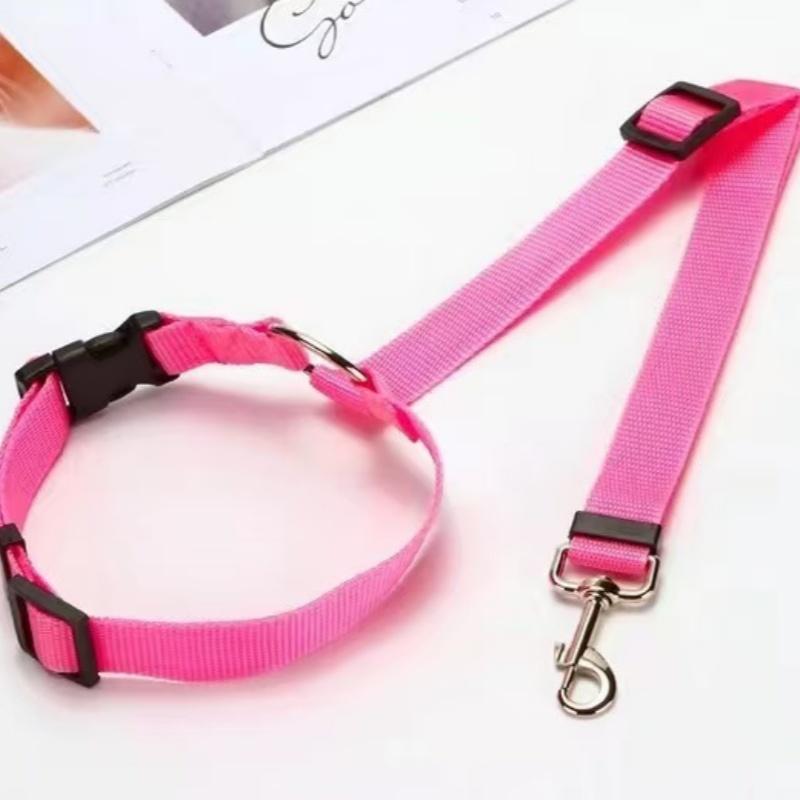 Universal Adjustable Pet Car Seat Belt Headrest Restraint Safety Rope Anti-Shock Travel Leash Pet Car Safety Accessory For Small
