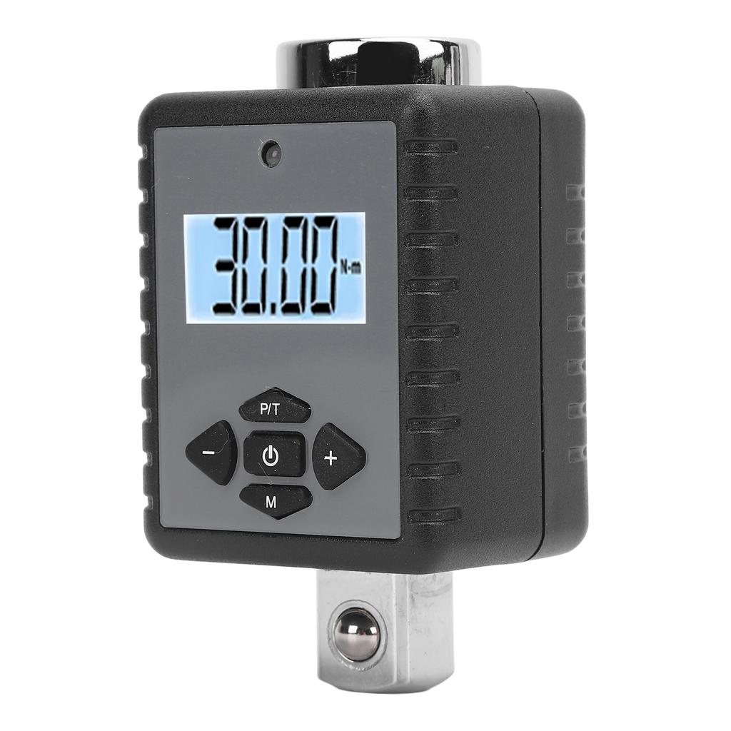 1 2in Digital Torsion Wrench Adapter 2 to 200 N.m with 2 Adapter Torsion Wrench Converter for Car Motorcycle Repair