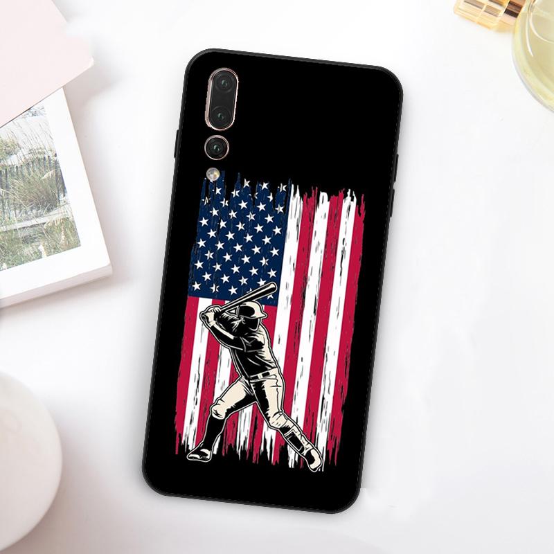 Baseball Ball For Huawei Nova Y60 Y70 Y90 Y72 Y73 Y61 Y91 7i 8i 11i 12i 12s 9 10 SE P20 P30 P40 Lite Case