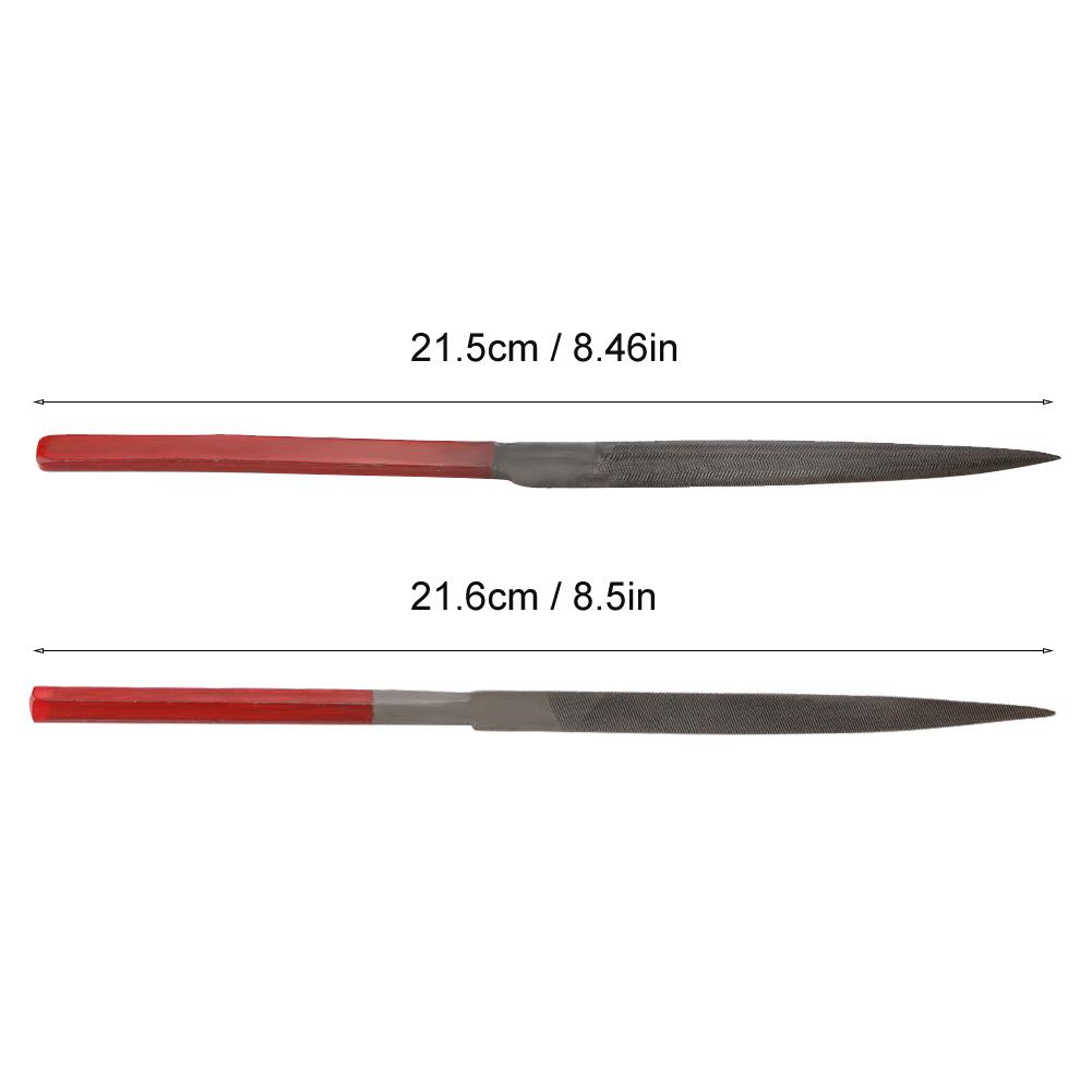 Diamantfeile Ring Schmuckformung Schnitzwerkzeug Reparaturwerkzeug mit rotem Griff