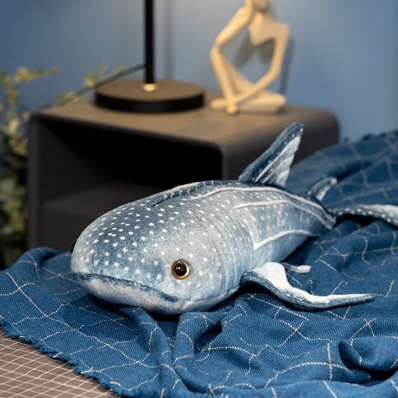 Animal Marine Whale Shark Plush Toy Stuffed Doll Cartoon Decoration Gift Kids