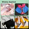 Eyelet Pliers Kit 3/16 1/8 Multi-Size Eyelets Hole Punch Plier with 160Pcs Metal Grommets Heavy Duty Eyelet Pliers Rivet Press Tool Set