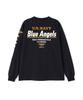 Avirex Long Sleeve Embroidery The Blue Angels Large 120 Navy T-Shirt / 783-4130010 Men's