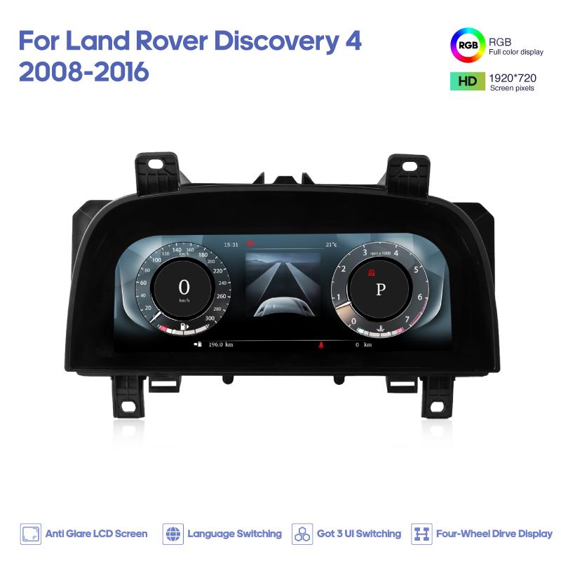 

For Land Rover Discovery 4 2008-2016 Range Rover Sport 2010-2013 Carplay Digital Cluster Dashboard Cockpit Virtual Instrument
