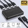 HDMI Splitter 1 In 4 Out 4K UHD HD 1080P 4-Port Repeater Splitter Amplifier 1x4