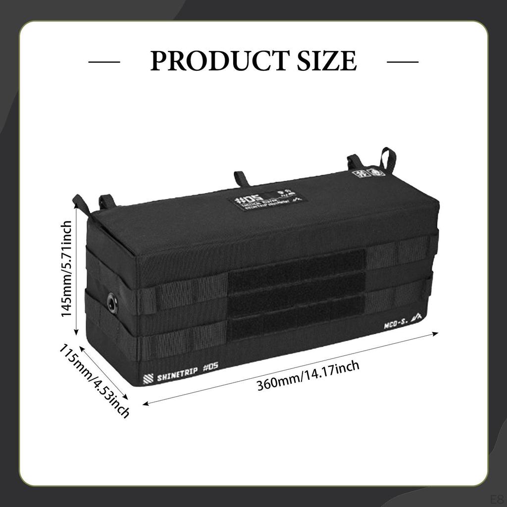 Camping Storage Bag Outdoor Carry Versatile Reusable Container Pouch Box for