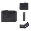 Baellerry European and American Style Men's Billfold Short RFID Wallet Fashion Zipper Coin Purse Pu Leather Card Holder