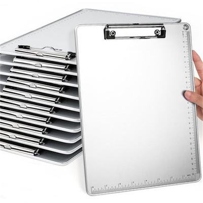 Hochwertiger A4-A5-Dokumentenhalter, Klemmbrett, Aluminiumlegierung, PP, Schreibtafel, Clip, Dateiordner, Papier, Ticketaufbewahrung, Sammelbuch