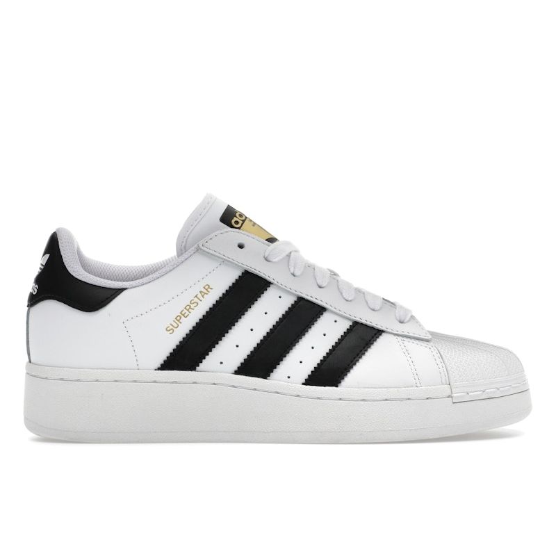 

Кроссовки унисекс Adidas Superstar XLG Белые Черные Облачно-белые Основной черный Золотистый металлик IF9995 44⅔