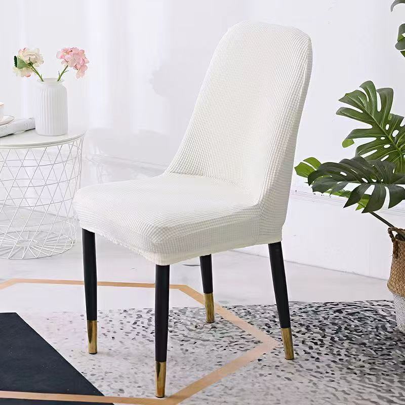 

Чехол на изогнутый стул из жаккарда, эластичный, утолщенный, спинка стула, устойчивая к царапинам у кошек, экологически чистый, универсальный обеденный стул 22*18*4cm