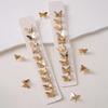 10 Stück Damen Kopfschmuck DIY Zubehör Mode Damen Goldener Stern Haarspange Hochzeitsgeschenk Haarzopfwerkzeuge