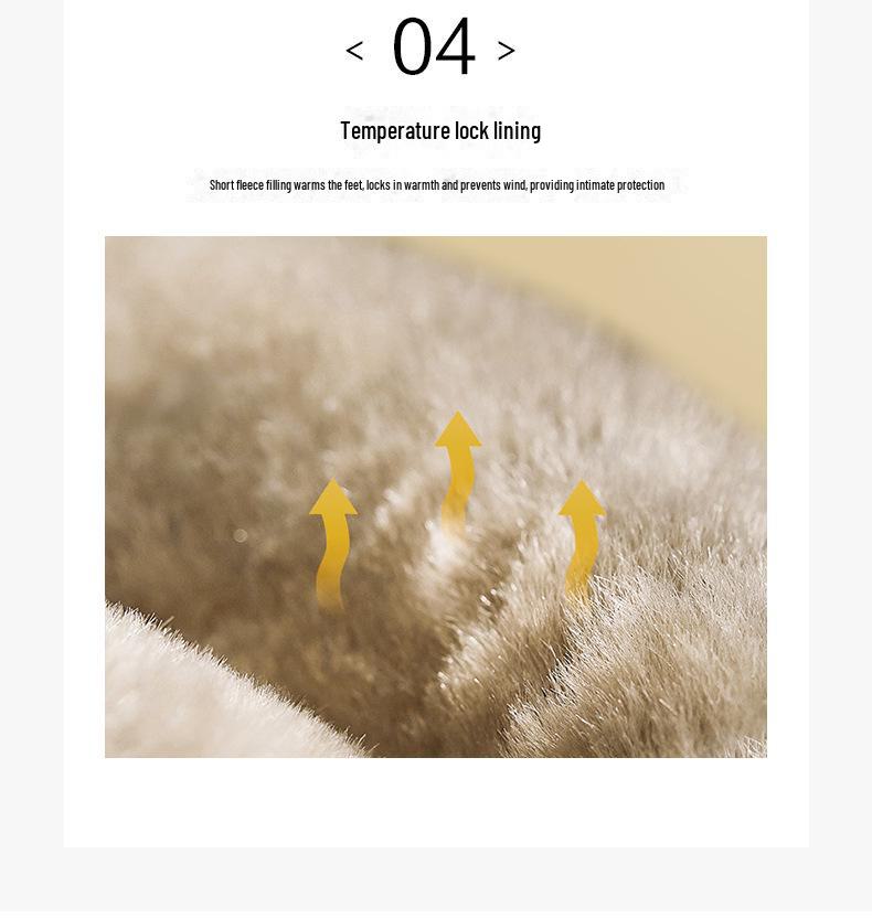 ZHR Women's Warm Velvet Thick-Soled Sneakers, Winter 2023 Casual Black Dad Shoes with Heels