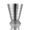 Quality Barware Measure Tool Bar Tool Wine Cup Bar Jigger Shot Cup Measuring Mug Stainless Steel