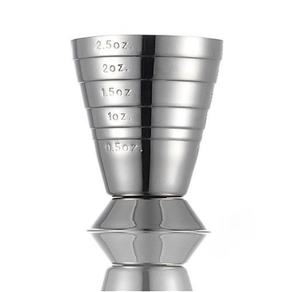 Quality Barware Measure Tool Bar Tool Wine Cup Bar Jigger Shot Cup Measuring Mug Stainless Steel