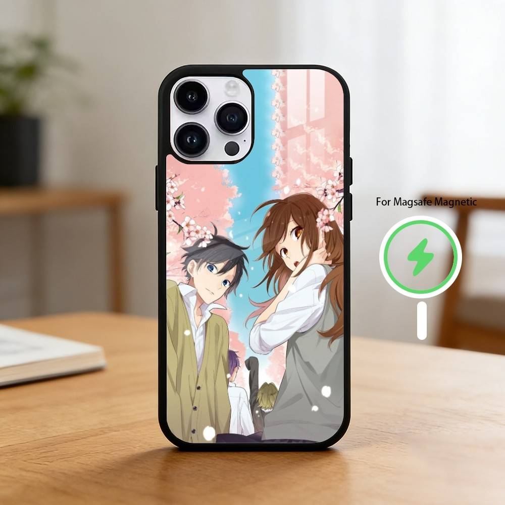 A-Anime H-Horimiya Phone Case For iPhone 17/16/15/14/13/12/Plus/Pro/Max for Magnetic Wireless Charging
