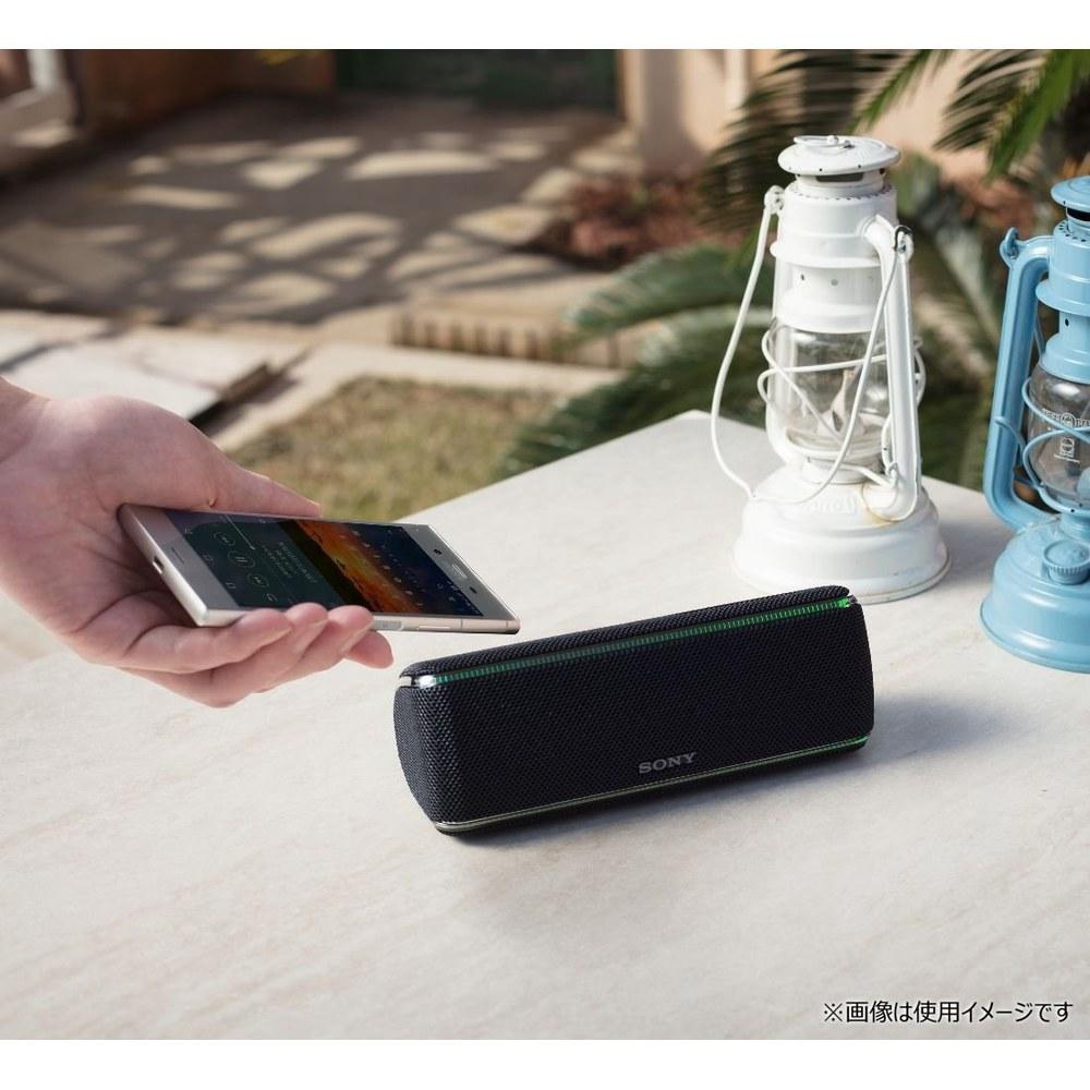 Sony Wireless Portable Speaker SRS-XB31 Waterproof Dustproof Rustproof Bluetooth Lighting App Compatible White 2018 Model