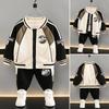 Boys' 2025 Autumn Trendy Toddler Two-Piece Jacket Set