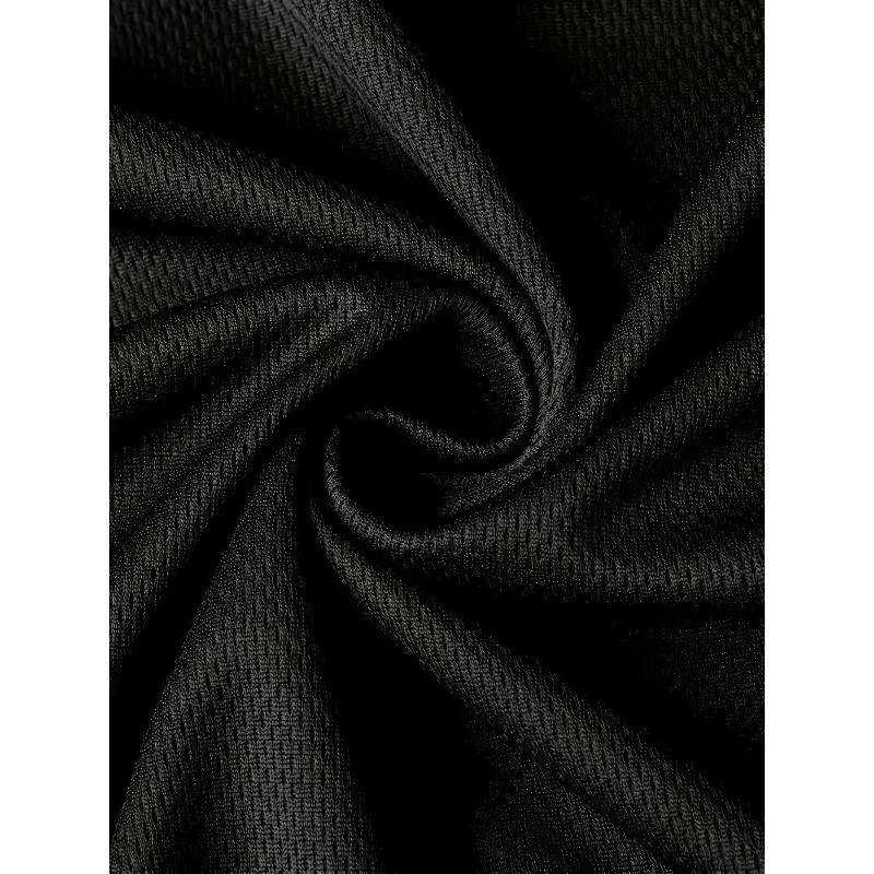 European Size Men'S Lightweight Breathable T-Shirt – Quick-Dry Regular Fit Casual Everyday and Formal, Gym, Travel, Beach–Machine Washable Black Shirt