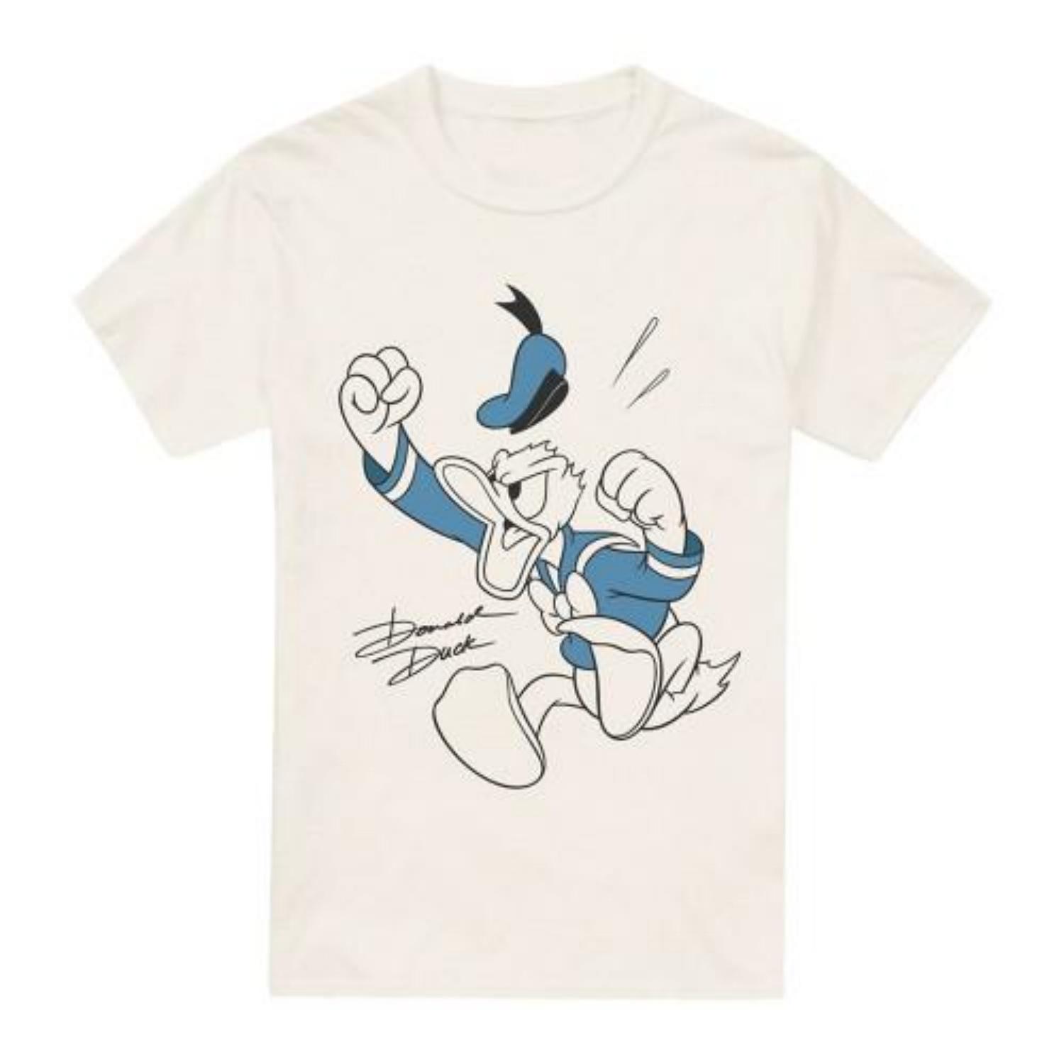 

Mickey Mouse & Friends Mens Tantrum Donald Duck T-Shirt S чёрный