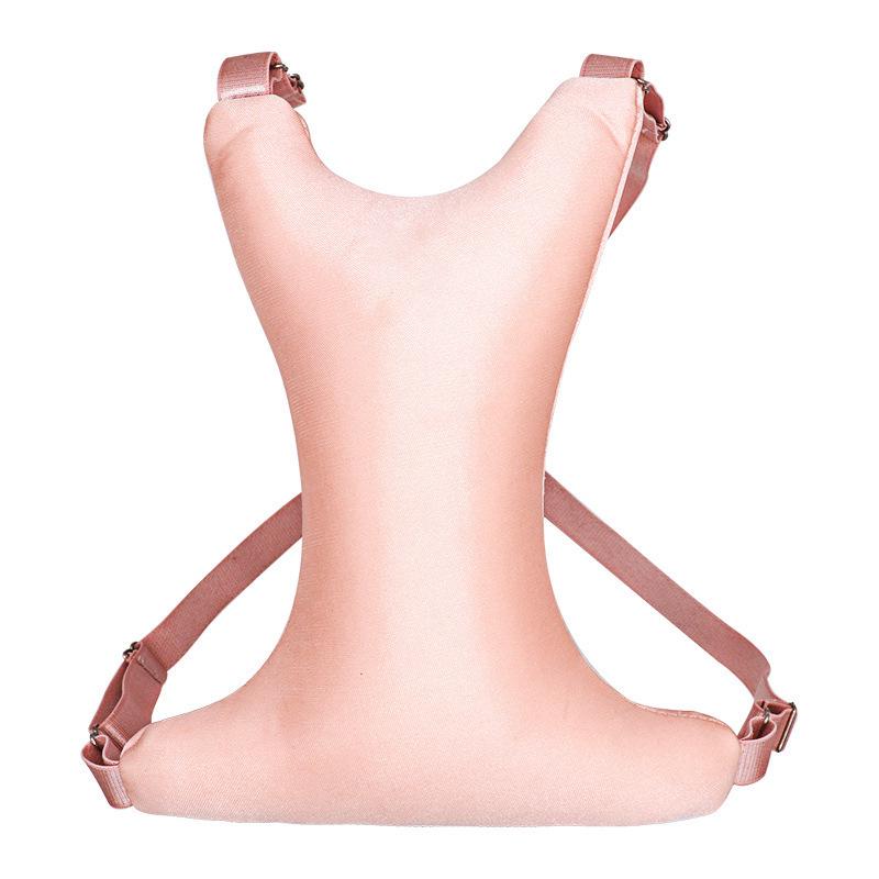 Beauty Pillow: Anti-Wrinkle, Breathable Chest Support with Adjustable Straps for Daily Care