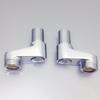 2Pcs Shower Faucet Curved Foot Adjustable Adapter Solid Brass Wall Mounted Replacement Angle Valve Kitchen Bathroom Accessories