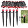 50Pz Gocciolatori Per Tubo Irrigazione a Goccia da 1/4" Regolabili 360° Portata d'Acqua Regolabile Gocciolatori Gocciolatori per Irrigazione da Giardino
