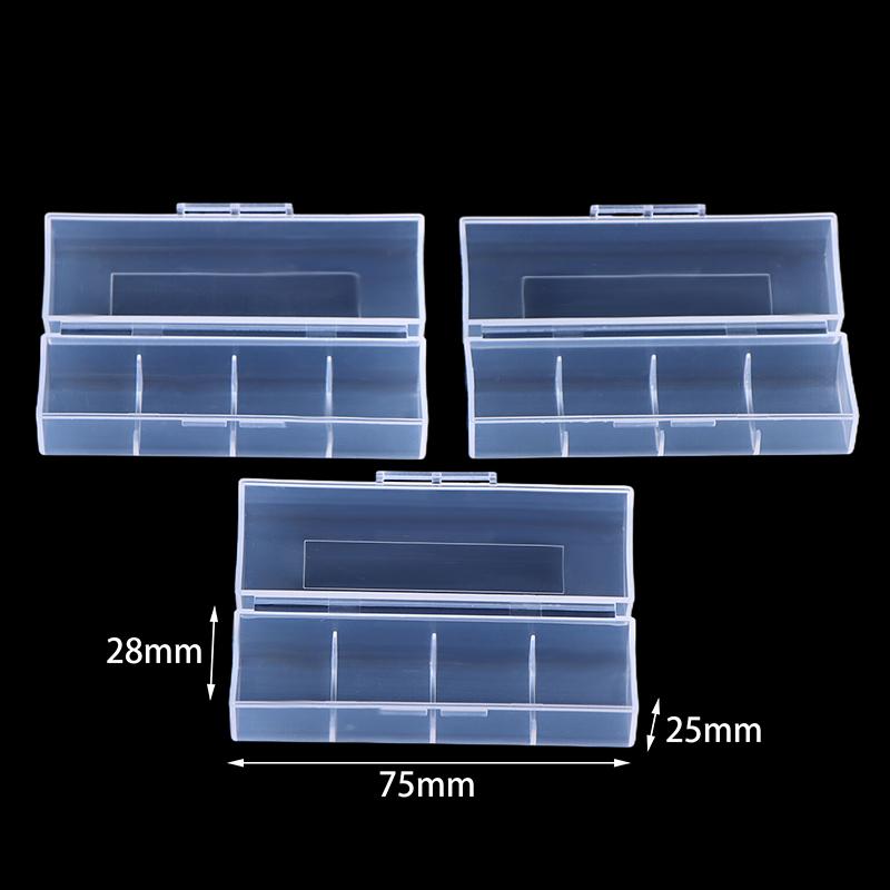 

1/3 шт. Защитный бокс от падения для аккумуляторов 21700, пластиковый PP кейс для хранения на 1/2/4/8 секций, универсальный органайзер для аккумуляторов