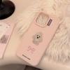 Ins Bow Embroidered Puppy 16 Mobile Phone Case Apple 17 Anti-fall Iphone15pro Max Suitable for 13 Sweet Girls