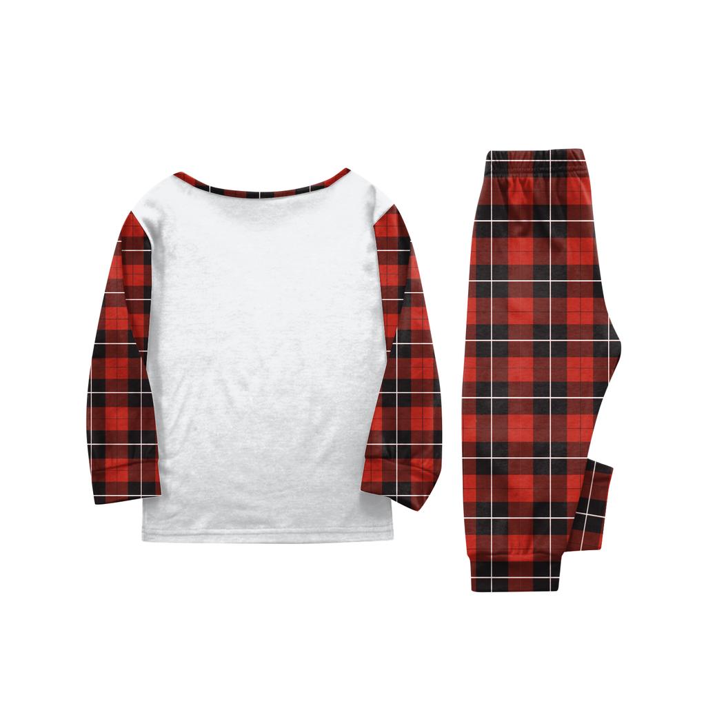 Christmas Print Parent-child Long-sleeved Pajamas Set Home Wear